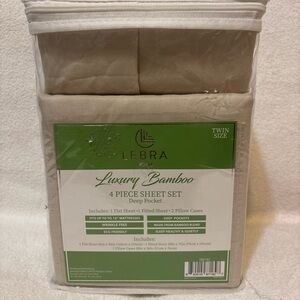 Luxury Bamboo Sheet Set - Tan